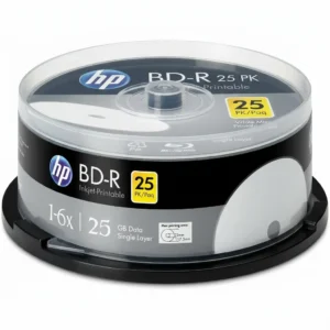 بلو ری دیسک خام اچ پی مدل BD-R 25GB بسته 25 عددی | سرعت 6X