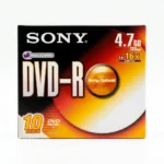 دی وی دی خام قابدار سونی مدل DVD-R بسته 10 عددی | ظرفیت 4.7 گیگابایت
