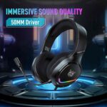 هدفون گیمینگ سیمی X31 با نور RGB و میکروفون - Image 3