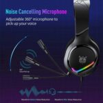 هدفون گیمینگ سیمی X31 با نور RGB و میکروفون - Image 5