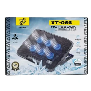 کول پد و پایه خنک کننده لپ تاپ TECH X4 XT-066 (دارای ۶ فن و هاب USB)