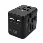 شارژر چندکاره مسافرتی WOLFA 45W مدل W.MTCO1 | پورت USB-A و USB-C
