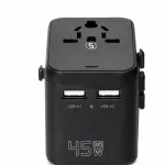 شارژر چندکاره مسافرتی WOLFA 45W مدل W.MTCO1 | پورت USB-A و USB-C - Image 5