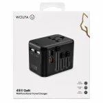 شارژر چندکاره مسافرتی WOLFA 45W مدل W.MTCO1 | پورت USB-A و USB-C - Image 3